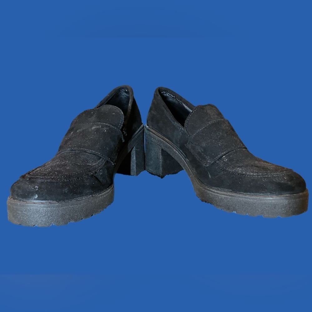 ASOS DESIGN Shores Chunky Mid-Heels - Women's Size 8 (Black)​​